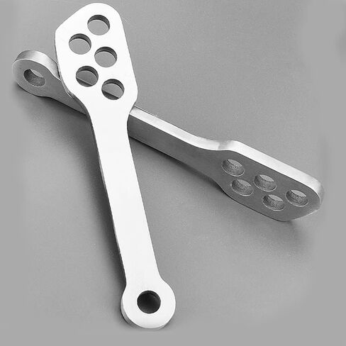 Motorcycle Lowering Links Kit Drop 20MM Compatible With Suzuki DL650 V-STROM 650 Thickness 7MM 304 stainless steel Silver（height goes down） in Saudi Arabia