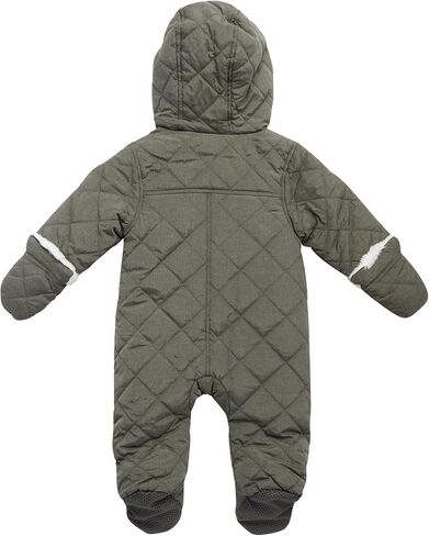 URBAN REPUBLIC Baby Boys' Pram Snowsuit - Quilted Fleece Lined Snowsuit with Gloves - Outerwear Coveralls (Sizes: 3-9M) in Saudi Arabia