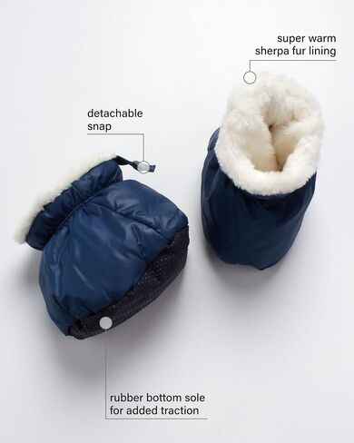 URBAN REPUBLIC Baby Boys' Pram Snowsuit - Quilted Fleece Lined Snowsuit with Gloves - Outerwear Coveralls (Sizes: 3-9M) in Saudi Arabia