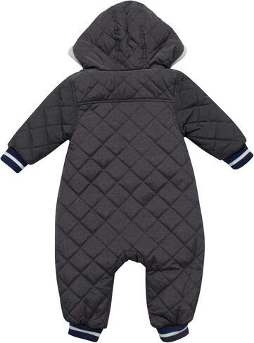 URBAN REPUBLIC Baby Boys' Pram Snowsuit - Quilted Fleece Lined Snowsuit with Gloves - Outerwear Coveralls (Sizes: 3-9M) in Saudi Arabia