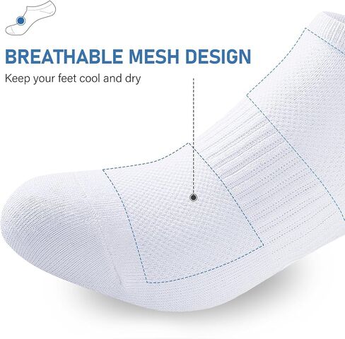 ​No Show Socks Men, 6 Pairs ​Cotton ​Thin Low Cut Ankle Socks, Non Slip Invisible Sock for Loafer Sneakers in Kuwait