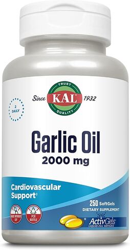 KAL Garlic Oil 2000 Softgels, 250 Count in Saudi Arabia
