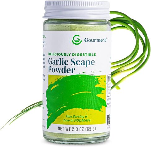 Poods Garlic Scape Powder - Monash Certified Low Fodmap ، حشو خالٍ من الغلوتين ، خالي من الغلوتين ، طبيعية 100 ٪ ، لا يوجد نشا ذرة ، مالتوديكسترين ، "النكهات" أو غيرها من الحشو in Saudi Arabia