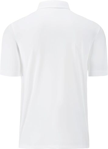 Mens Golf Shirt Short Sleeve Moisture Wicking Dry Fit Performance Casual Solid Collared Golf Polo Shirts for Men in Kuwait