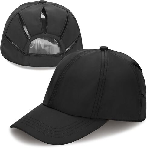 C.C Ponycap Messy High Bun Ponytail Adjustable Trucker Baseball Cap Hat in Saudi Arabia