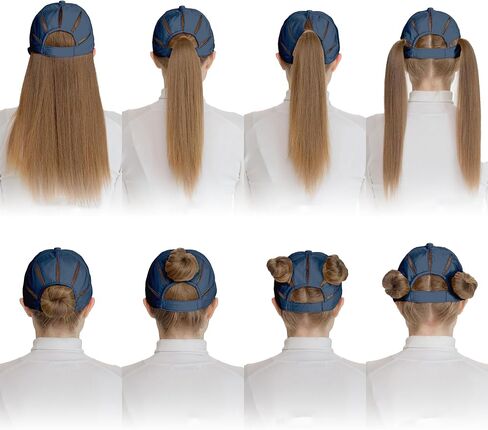 C.C Ponycap Messy High Bun Ponytail Adjustable Trucker Baseball Cap Hat in Saudi Arabia