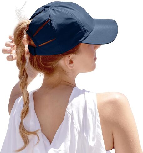 C.C Ponycap Messy High Bun Ponytail Adjustable Trucker Baseball Cap Hat in Saudi Arabia
