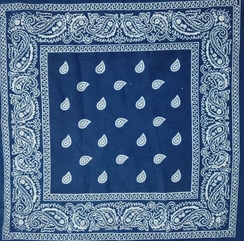 Bandanas Multi-Purpose Red Bandanas Paisley Cowboy Polyester Headbands 22x22 inch in Saudi Arabia