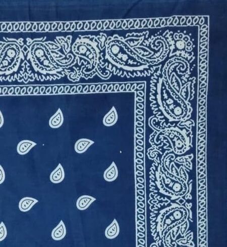 Bandanas Multi-Purpose Red Bandanas Paisley Cowboy Polyester Headbands 22x22 inch in Saudi Arabia