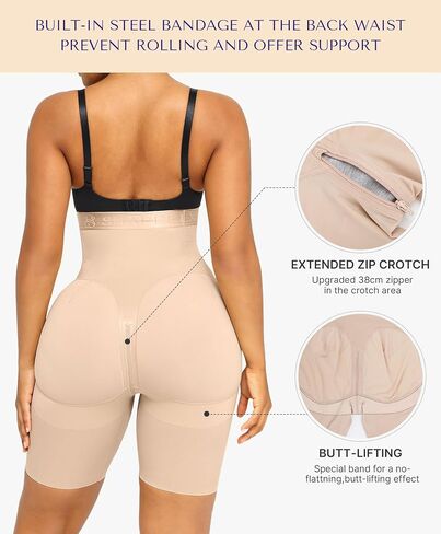 SHAPELLX Shapewear For Women Tummy Control High Waisted Body Shaper Shorts Butt Lifting Shapewear Higher Power Panties in Saudi Arabia