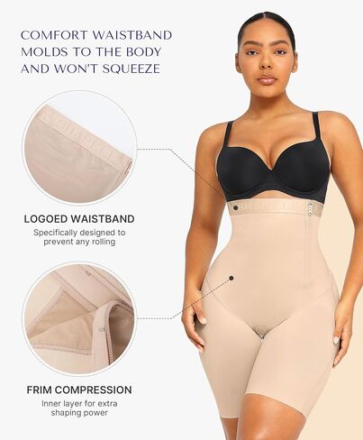 SHAPELLX Shapewear For Women Tummy Control High Waisted Body Shaper Shorts Butt Lifting Shapewear Higher Power Panties in Saudi Arabia