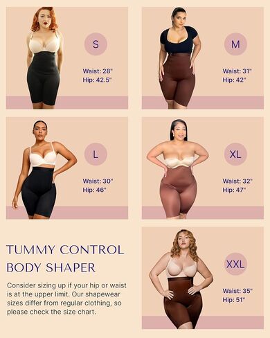 SHAPELLX Shapewear For Women Tummy Control High Waisted Body Shaper Shorts Butt Lifting Shapewear Higher Power Panties in Saudi Arabia