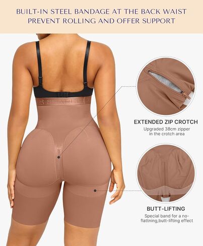 SHAPELLX Shapewear For Women Tummy Control High Waisted Body Shaper Shorts Butt Lifting Shapewear Higher Power Panties in Saudi Arabia