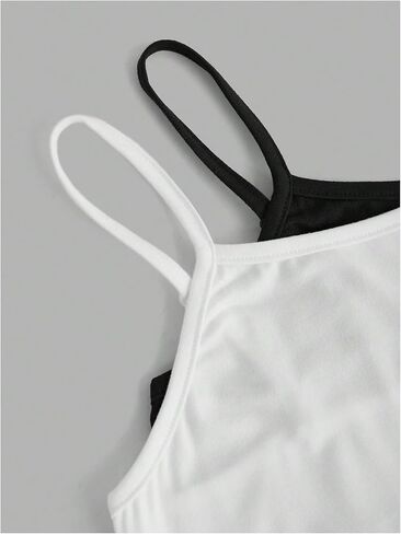 GORGLITTER Girl's 2 Pack Casual Camisole Undershirts Spaghetti Strap Cami Tank Tops in Saudi Arabia
