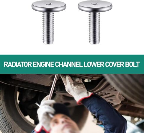 14 PCS Lower Engine Cover Bolt Pin Screws, Hardware Screws and Access Clips, Auto Replacement Parts #90674-TY2-A01, Compatible with Honda Accord Civic CRV (Silver) in Saudi Arabia