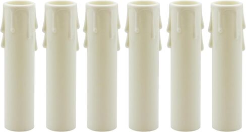 Creative Hobbies® 1775-4 Inch Tall Antique Look Drip Candle Socket Covers ~Candelabra Base, 6 Pcs in Saudi Arabia