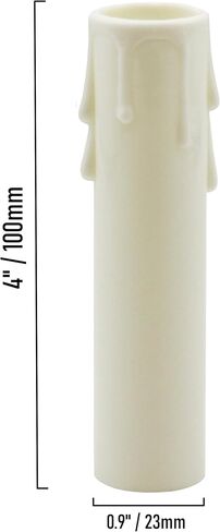 Creative Hobbies® 1775-4 Inch Tall Antique Look Drip Candle Socket Covers ~Candelabra Base, 6 Pcs in Saudi Arabia