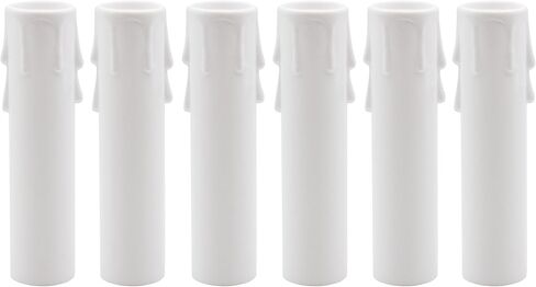 Creative Hobbies® 1775-4 Inch Tall Antique Look Drip Candle Socket Covers ~Candelabra Base, 6 Pcs in Saudi Arabia