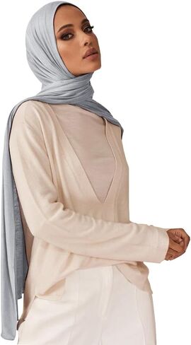 Muslin Hijab Scarf for Women Long Headscarves Fashion Head Wraps Soft Shawls in Kuwait