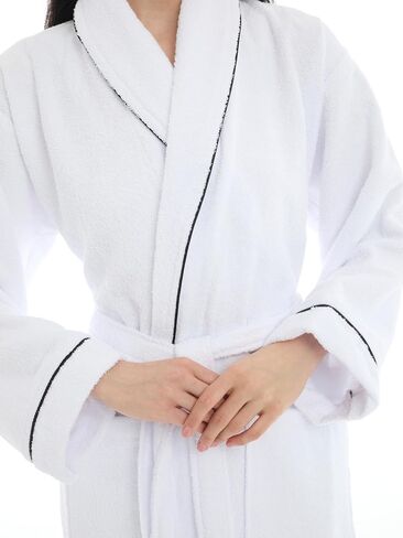 Luxurious Womens Robe, 100% Turkish Cotton, Luxury Robe for Women, Terry Cloth Long Spa Bathrobe in Kuwait
