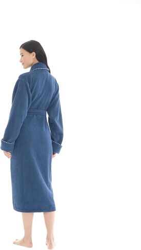 Luxurious Womens Robe, 100% Turkish Cotton, Luxury Robe for Women, Terry Cloth Long Spa Bathrobe in Kuwait