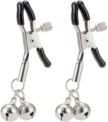 Stainless Steel Body Clamp for Women Body Ring with Bells Body Clamps Clip Adjustable Body Clamps Non-Piercing Body Jewelry in Saudi Arabia