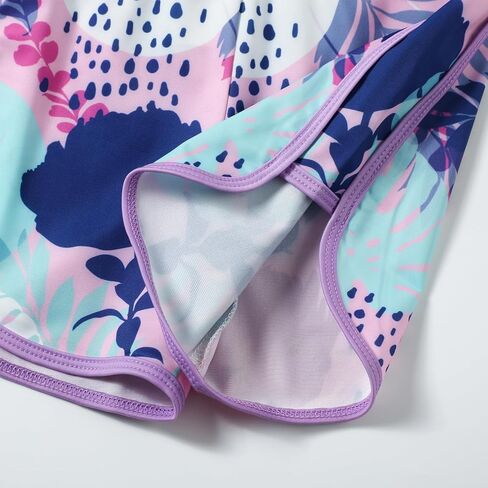 U·nikaka Baby Girls One Piece Swimsuits with Boyshorts Toddler Bathing Suit Little Girls Swimsuits Summer Swimwear 2-6Y in Saudi Arabia