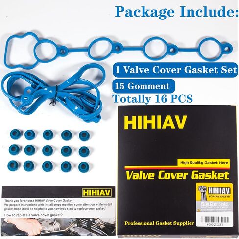 VS50769R for Chevy Malibu 2.4 valve cover gasket Chevy HHR Cobalt Pontiac G5 G6 SATURN 2.2L 2.4L Engine Cover Gasket Seal 2006 2007 2008 2009 2010 2011 2012 60 07 08 09 10 11 12 Replace 12598014. in Saudi Arabia