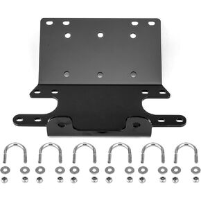 WeiSen Winch Mounting Bracket Plate Compatible with Honda Foreman 400 450 1995-2004