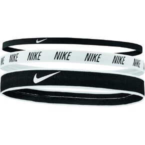 Nike Men's Hoofdband Headband, 930 Black/White, One Size EU