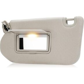 Beige Driver Left Side Sun Visor Replacement Compatible with Nissan Pathfinder 2013-2018, Infiniti QX60 2014-2017, Infiniti JX35 2013 Replace 96401-9PB0A in Kuwait