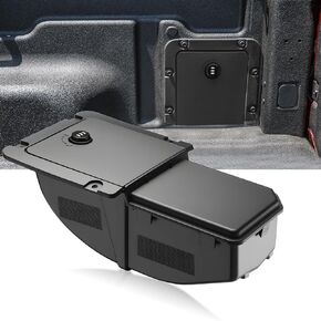 Bed Cargo Partition Storage Bin with Code Lock Compatible with Ford Maverick XL 2025 2024 2023 2022 Accessories, Rear Side Organizer Fit for 2022-2025 Maverick XL Truck