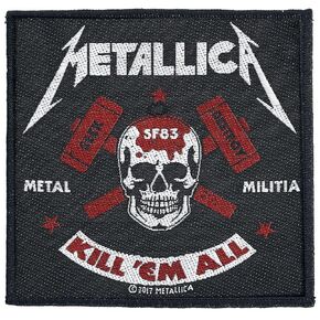 Metallica - Metal Militia Patch 10cm x 10cm