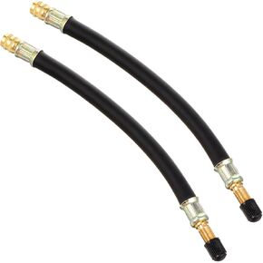 2 PCS Car Tyre Valve Extender ، 8.27 بوصة مرنة شريدر مرنة صمام الإطارات امتداد الجذعية محول متوافق مع RV ، دراجات الدراجات نارية الدراجات نارية الدراجات الدراجات الدراجات الدراجات وضاغط الهواء المحمول