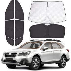 XCBYT 2021- Present Outback Window Shades | 6 Layers Thickened Car Window Covers | 2 in 1 Car Full Window Privacy Curtains | 100% Blackout Window Shade and Heat Insulation for Camping Napping (8 PCS)