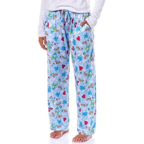 The Smurfs Womens Pjs Papa Smurf Smurfette Rainbow Cloud Pajama Pants