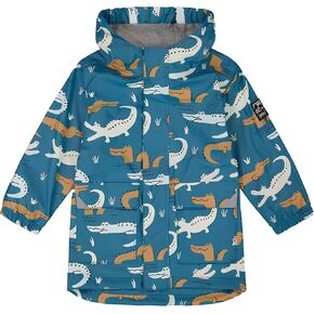 Deux par Deux Raincoat That Change Color Upon Contact for Kids and Toddlers