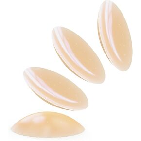 2 Pairs Sticky Silicone Nipple Covers for Women Reusable, Ultra-Thin Adhesive Pasties Nipple Cover No Show Seamless