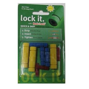 موصلات الأسلاك المقصورة Posi-Lock Pack 10-24 AWG