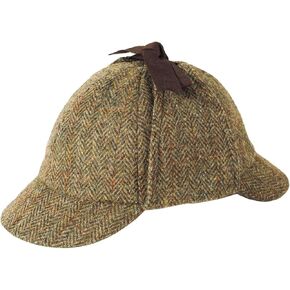 Millinery Sherlock Harris Tweed Deerstalker
