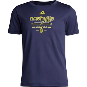 adidas Kids' Nashville SC Vintage World Pre-Game Short Sleeve T-Shirt
