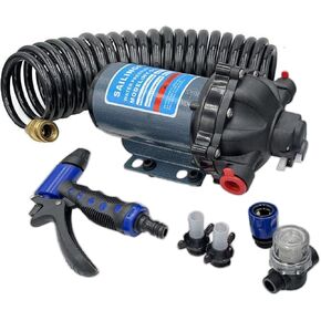 12V Water Pump 35Psi 1.0GPM RV Water Pump with Pressure Switch and 360° Rotatable Faucet, Small Water Pump for RV, Boat Camp, Small Camper Water Pump in Kuwait