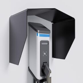 Charger Station Weather Protection Made of Stainless Steel • Protective Roof Cover • Weather Protection Roof Rain Cover for EV Charging Station