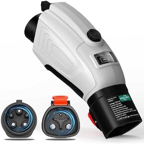 Level 2 Tesla to J1772 Adapter 60A NACS to J1772 Adapter, Tesla Charger Adapter to J1772 EV Charging Compatible with Tesla Wall Connector/Destination/Mobile Charger