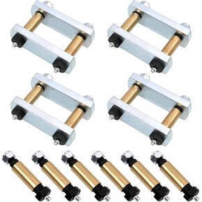 Sporacingrts Heavy Duty Shackle Upgrade Kit Trailer Shackle kit 3.125" Shackles Tandem Axle Replaces UO12-021