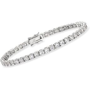Ross-Simons 8.00 ct. t.w. CZ Tennis Bracelet in Sterling Silver