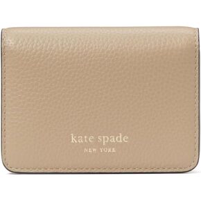kate spade new york AVA Pebbled Leather Business Card case, Timeless Taupe