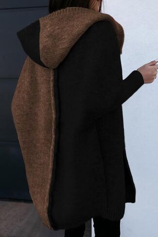 Astylish Women 2025 Open Front Long Sleeve Cardigan Cardigan Switgan Color Color Coll Coll Colloy Coats in Kuwait