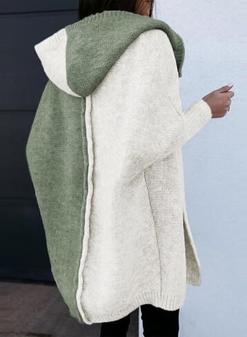 Astylish Women 2025 Open Front Long Sleeve Cardigan Cardigan Switgan Color Color Coll Coll Colloy Coats in Kuwait