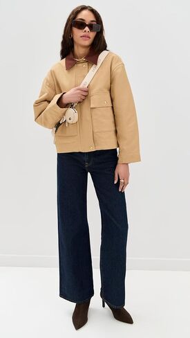 rag & bone Women's Nonie Cotton Barn Jacket in Saudi Arabia